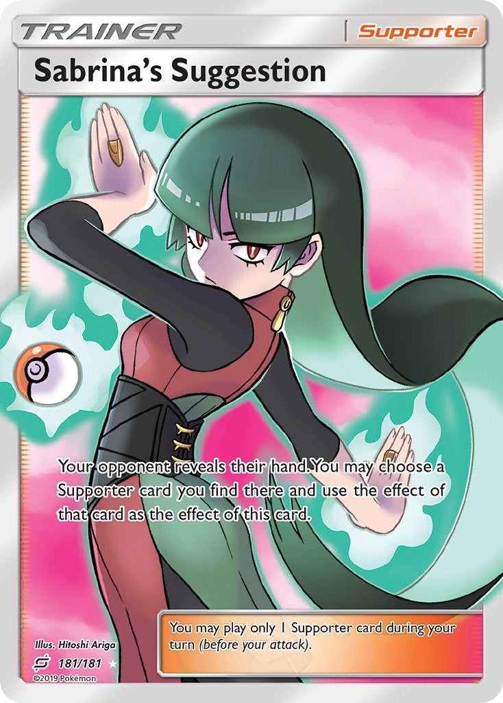 Image for Sabrina's Suggestion (Full Art) - Pokemon