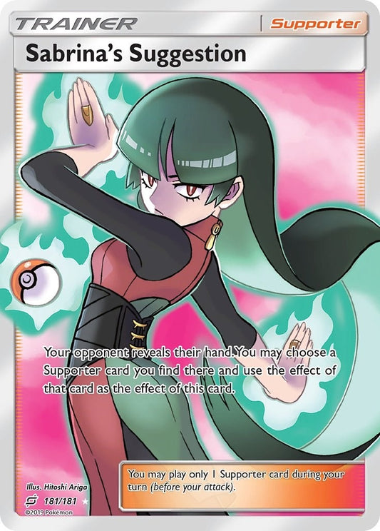 Image for Sabrina's Suggestion (Full Art) - Pokemon