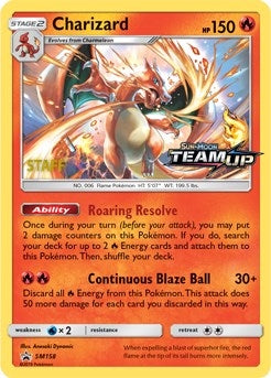 Image for Charizard - SM158 [Staff] - Pokemon
