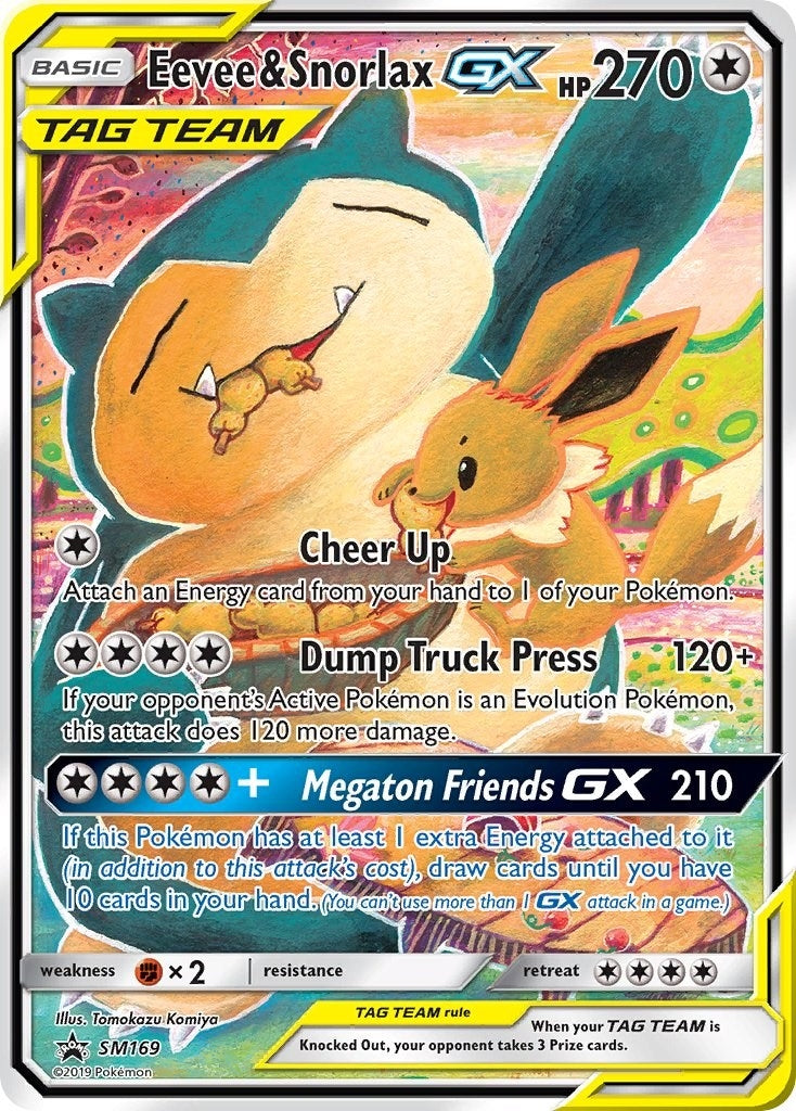 Image for Eevee & Snorlax GX - SM169 - Pokemon