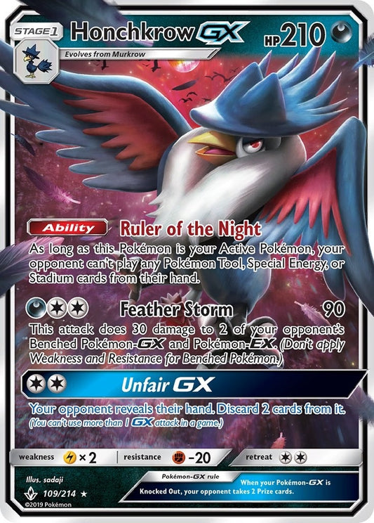 Image for Honchkrow GX - Pokemon