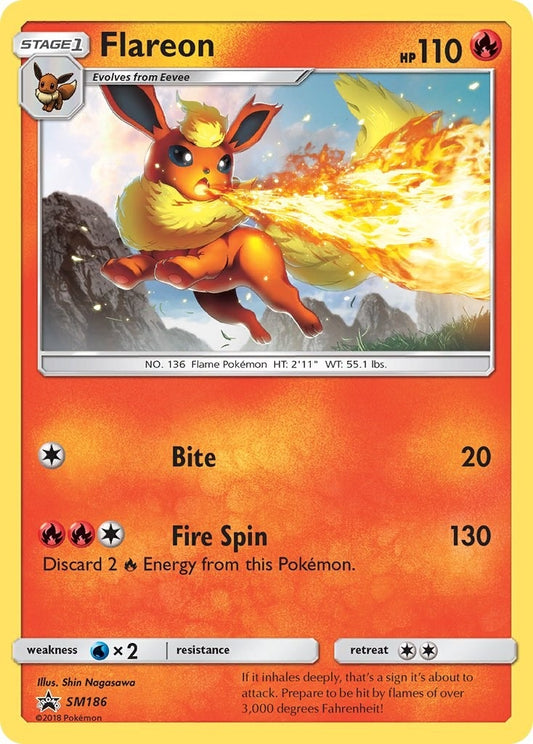 Image for Flareon - SM186 (Let's Play, Eevee!) - Pokemon