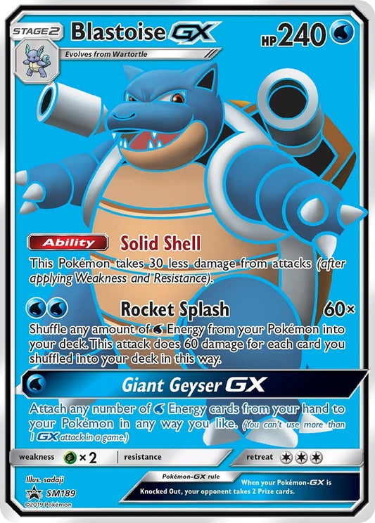 Image for Blastoise GX - SM189 - Pokemon