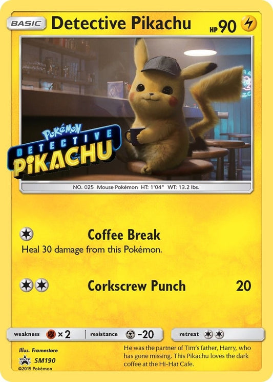 Image for Detective Pikachu - SM190 (Stamped) - Pokemon