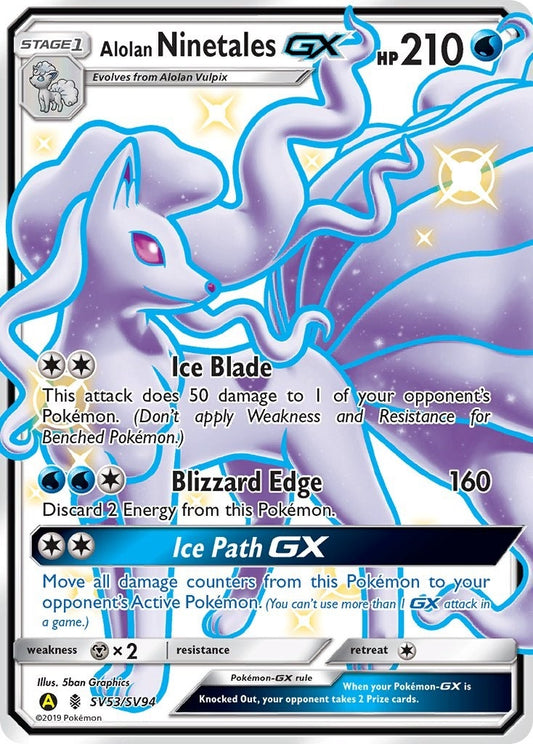 Image for Alolan Ninetales GX - Pokemon
