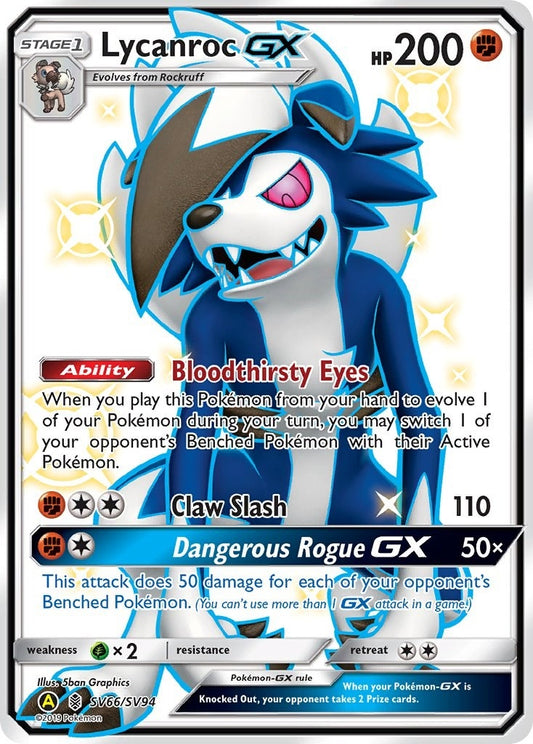 Image for Lycanroc GX (SV66) - Pokemon