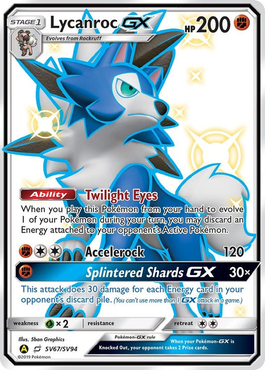 Image for Lycanroc GX (SV67) - Pokemon