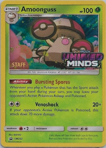Image for Amoonguss - SM202 (Prerelease) [Staff] - Pokemon