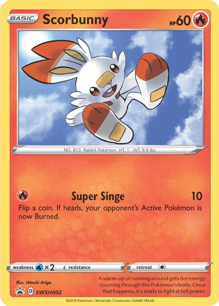 Image for Scorbunny - SWSH002 - Pokemon
