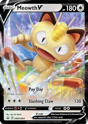 Image for Meowth V - SWSH004 - Pokemon