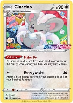 Image for Cinccino - SWSH009 (Prerelease) [Staff] - Pokemon