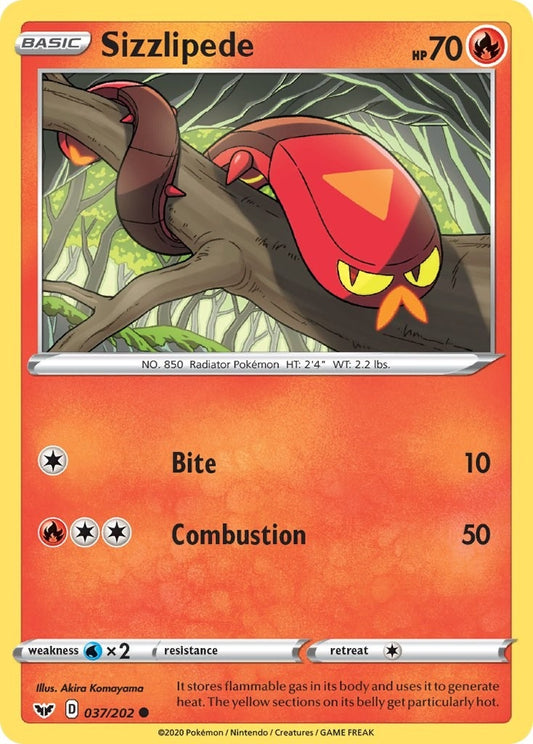 Image for Sizzlipede (037) - Pokemon