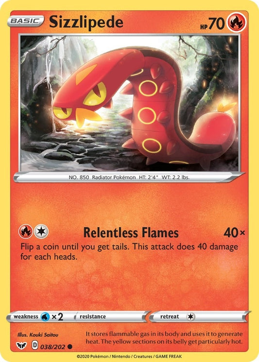 Image for Sizzlipede (038) - Pokemon