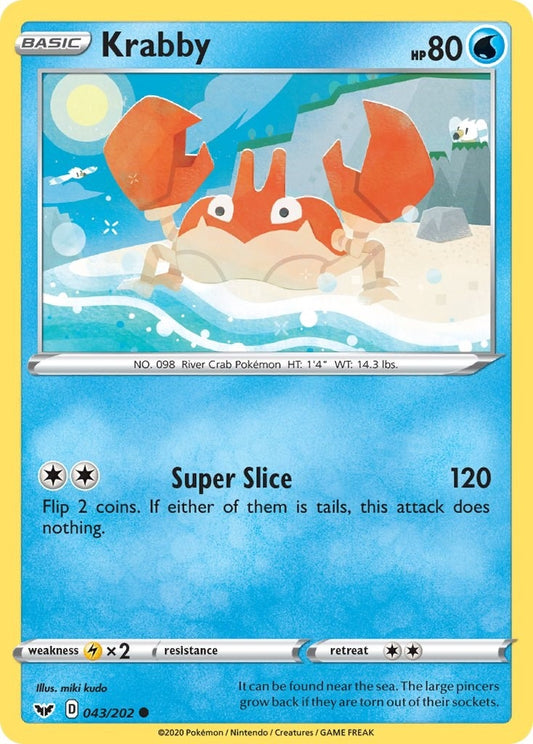 Image for Krabby (043) - Pokemon