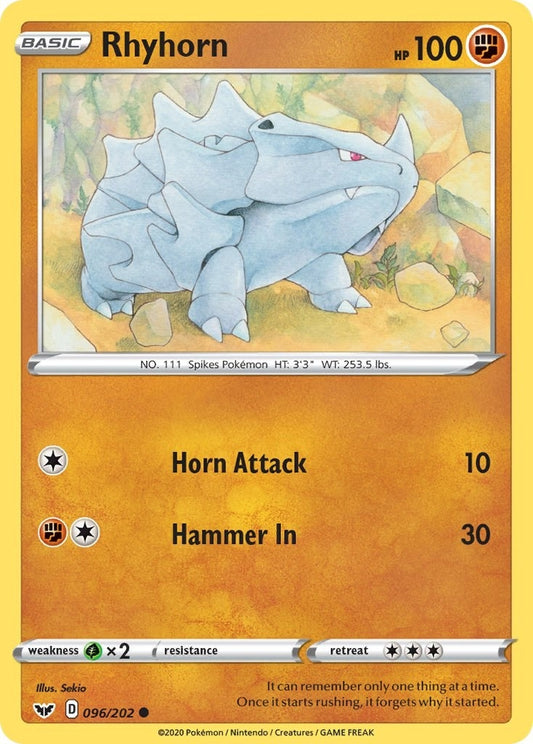 Image for Rhyhorn (096) - Pokemon