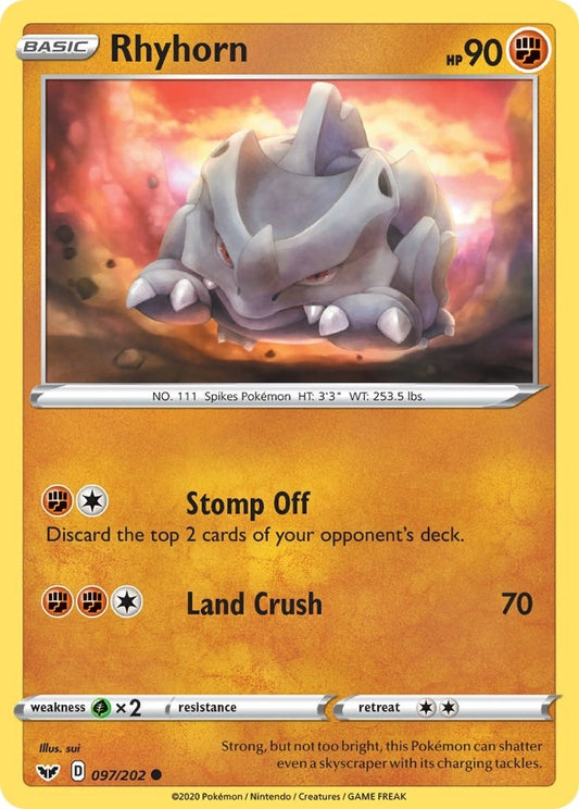 Image for Rhyhorn (097) - Pokemon