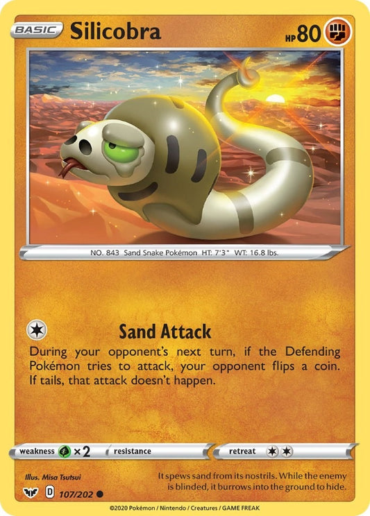Image for Silicobra (107) - Pokemon