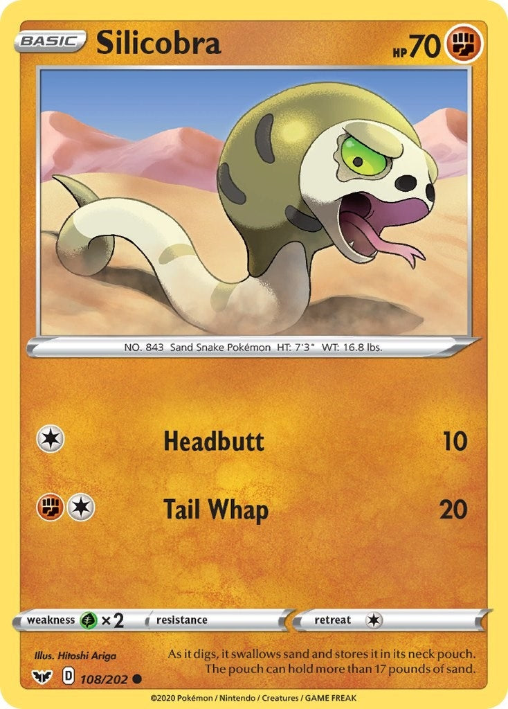 Image for Silicobra (108) - Pokemon