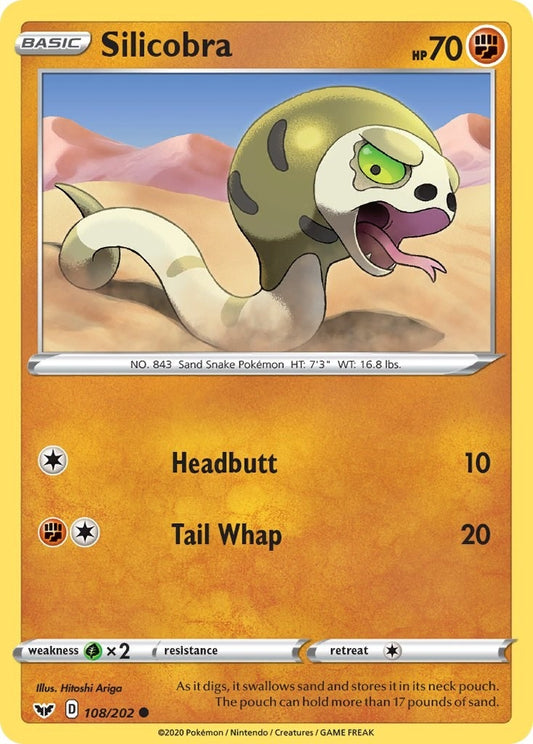 Image for Silicobra (108) - Pokemon