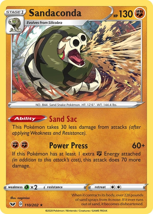 Image for Sandaconda (110) - Pokemon