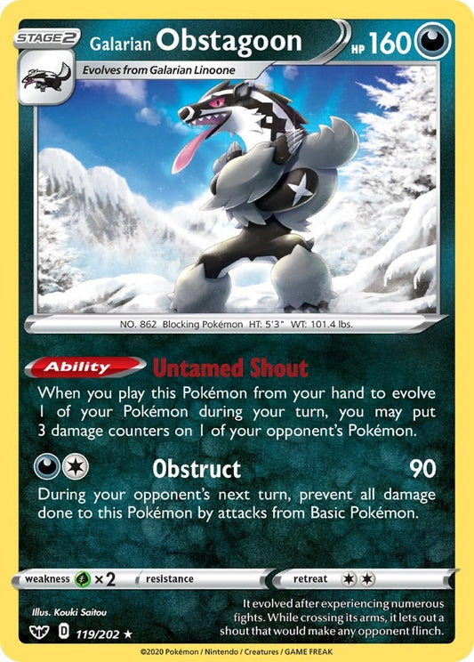 Image for Galarian Obstagoon - Pokemon
