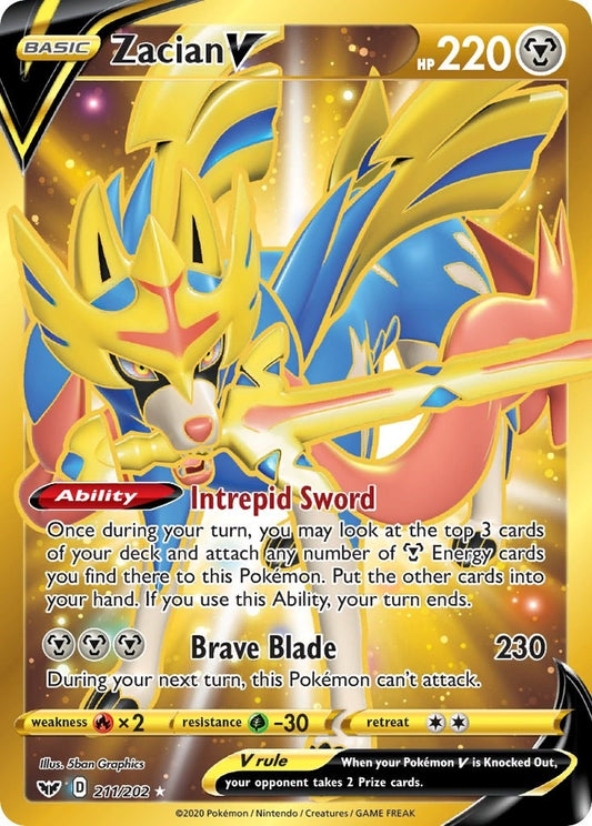 Image for Zacian V (Secret) - Pokemon