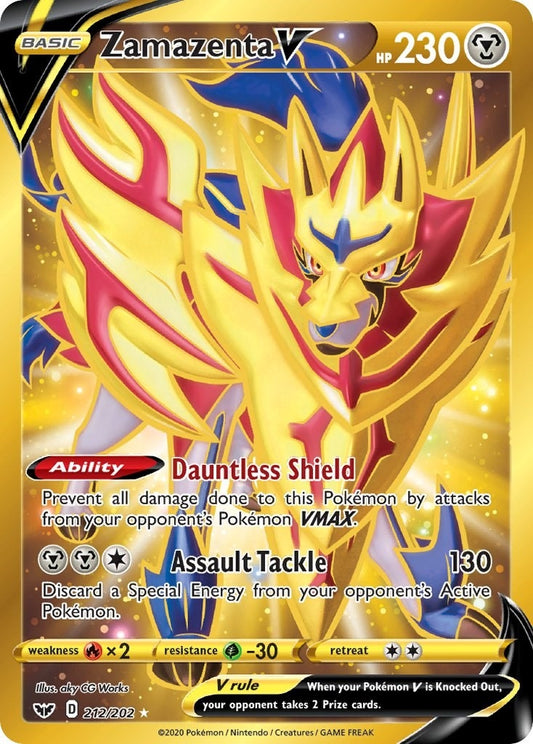 Image for Zamazenta V (Secret) - Pokemon
