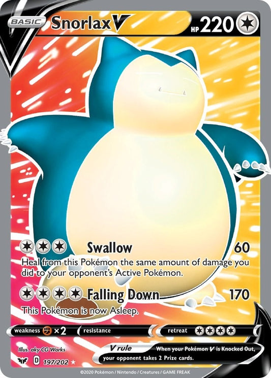 Image for Snorlax V (Full Art) - Pokemon