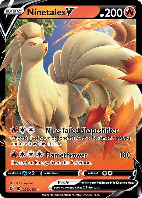 Image for Ninetales V - Pokemon