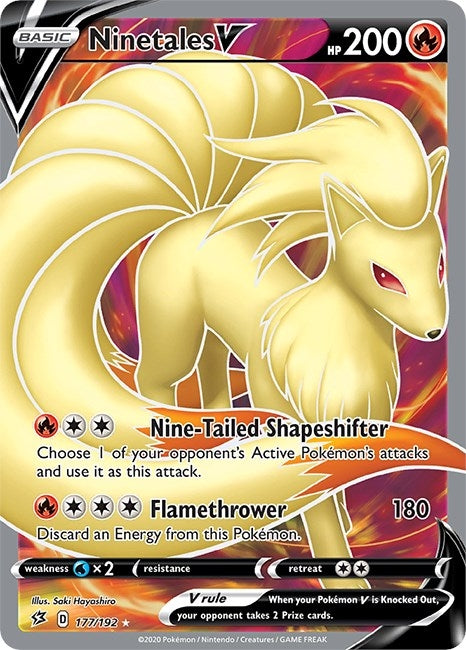 Image for Ninetales V (Full Art) - Pokemon