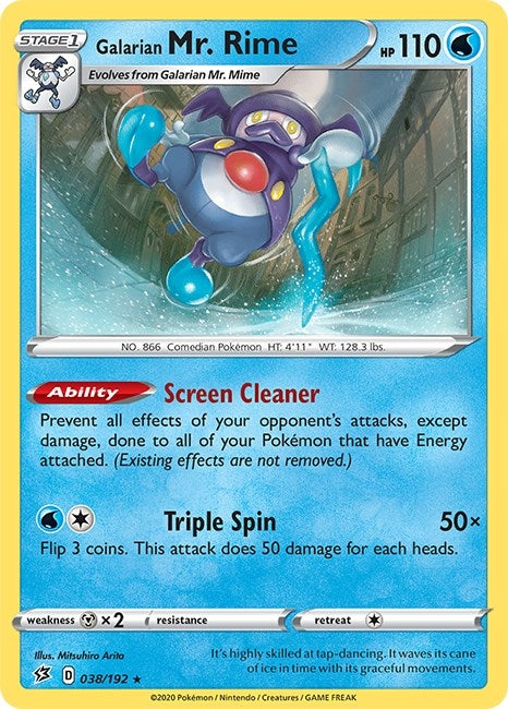 Image for Galarian Mr. Rime - Pokemon