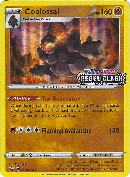 Image for Coalossal - SWSH024 (Prerelease) - Pokemon