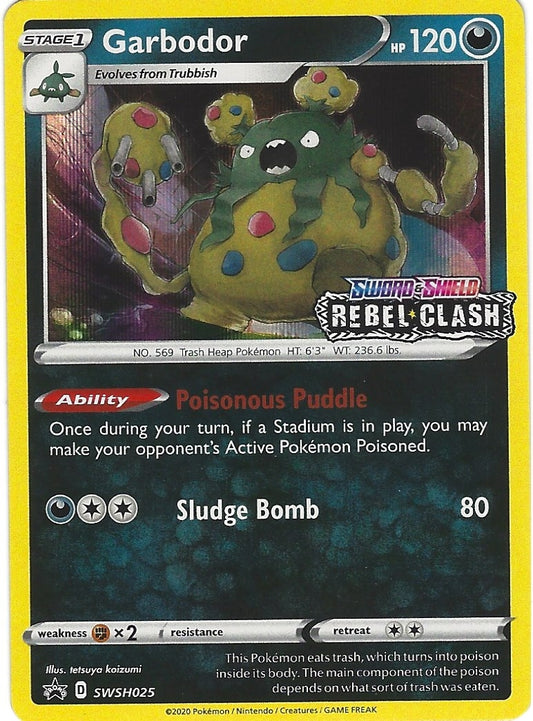 Image for Garbodor - SWSH025 (Prerelease) - Pokemon
