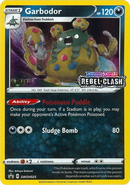 Image for Garbodor - SWSH025 (Prerelease) [Staff] - Pokemon