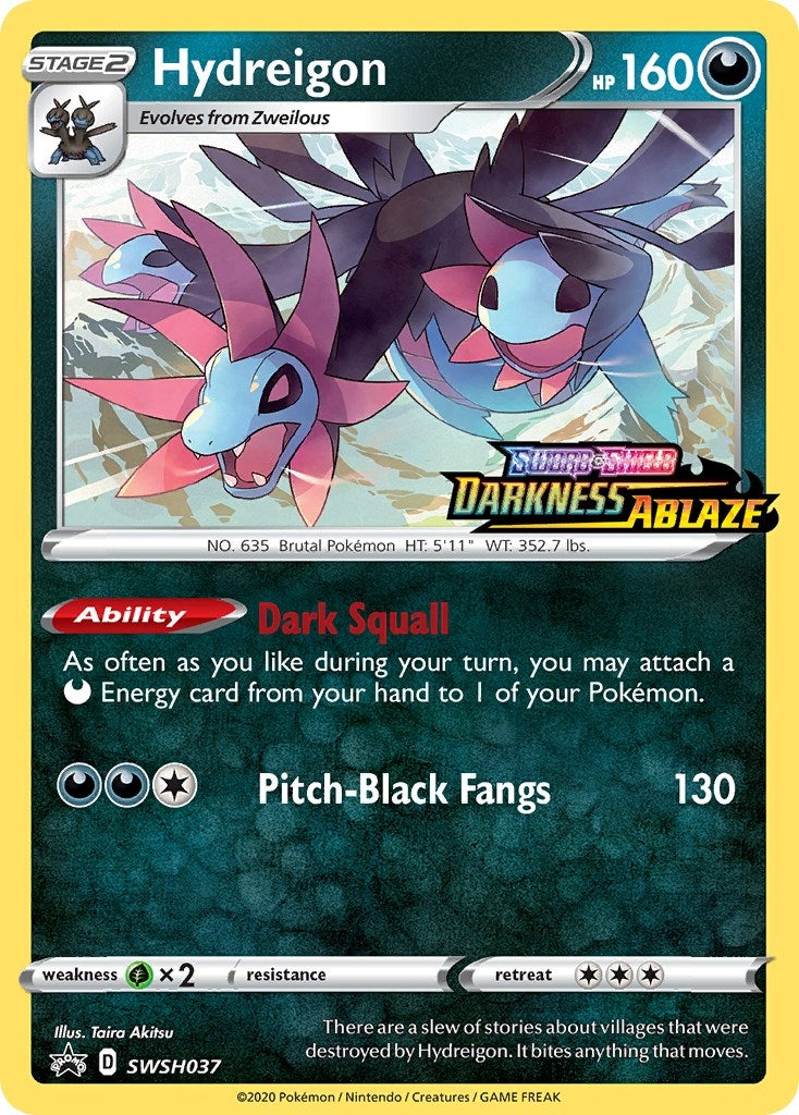 Image for Hydreigon - SWSH037 (Prerelease) - Pokemon
