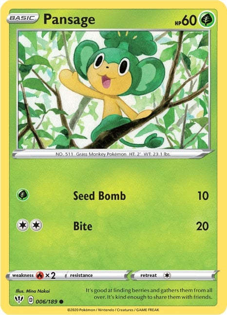 Image for Pansage - Pokemon