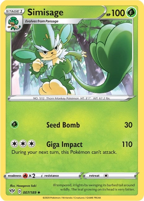Image for Simisage - Pokemon