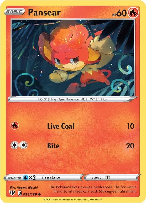 Image for Pansear - Pokemon