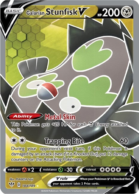Image for Galarian Stunfisk V (Full Art) - Pokemon