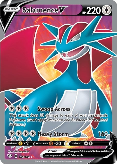 Image for Salamence V (Full Art) - Pokemon