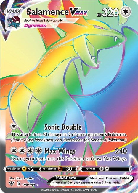 Image for Salamence VMAX (Secret) - Pokemon