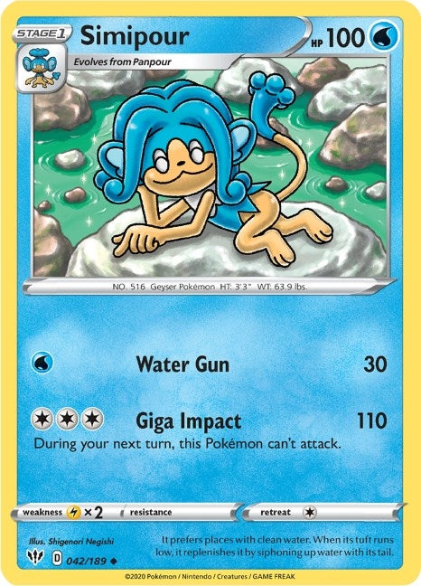Image for Simipour - Pokemon