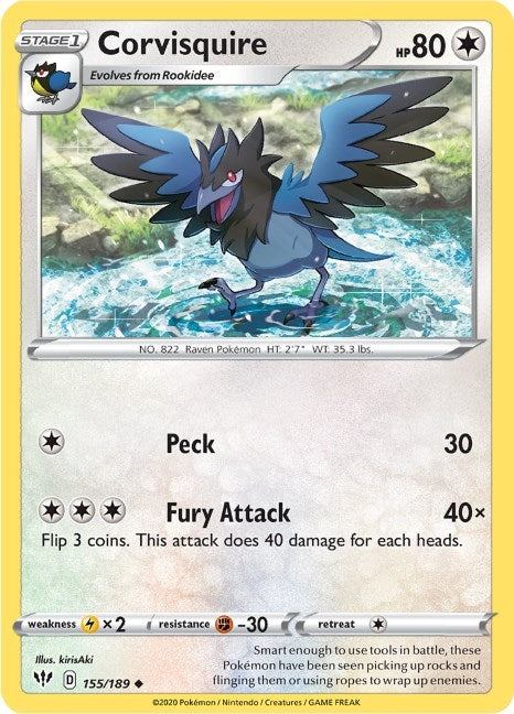 Image for Corvisquire - Pokemon