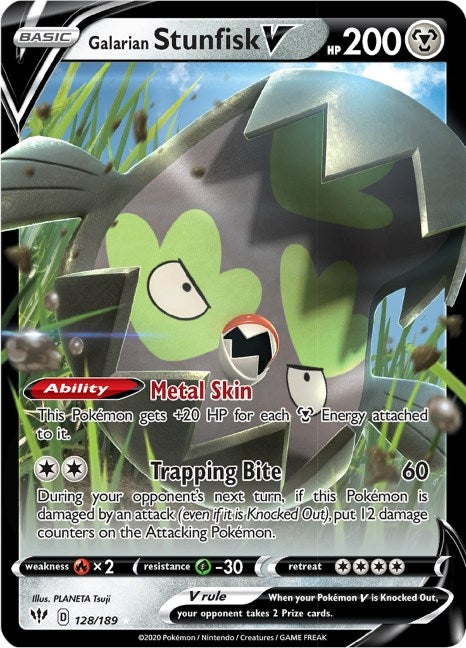 Image for Galarian Stunfisk V - Pokemon