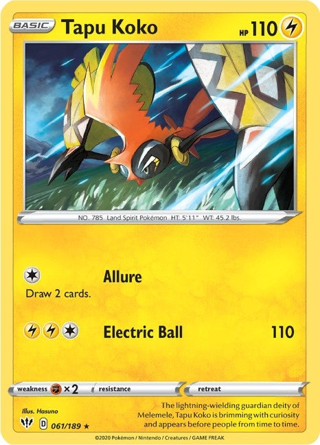 Image for Tapu Koko - Pokemon