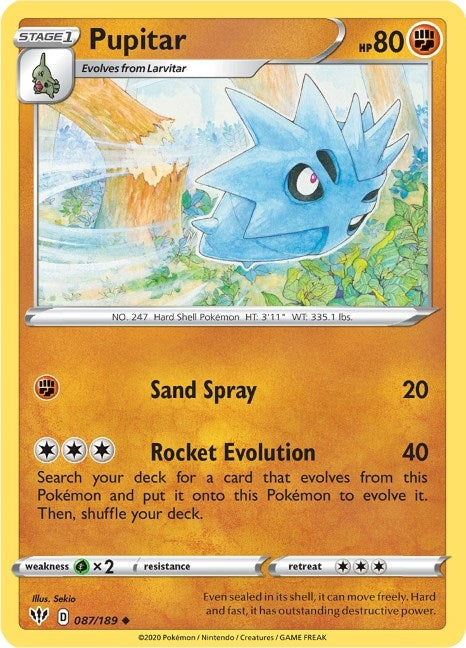 Image for Pupitar - Pokemon