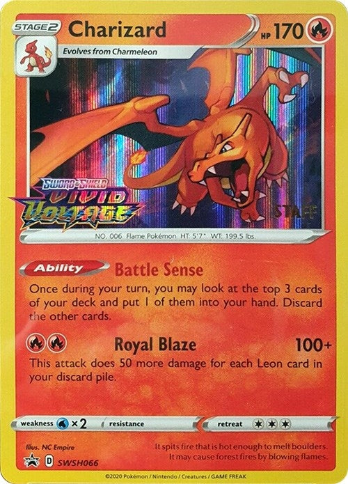Image for Charizard - SWSH066 (Prerelease) [Staff] - Pokemon