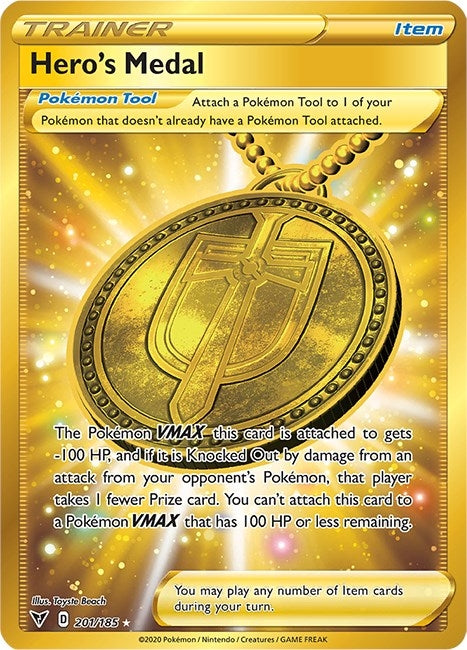 Image for Hero's Medal (Secret) - Pokemon