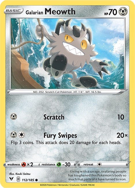 Image for Galarian Meowth - Pokemon