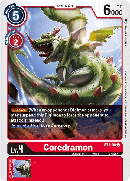 Image for Coredramon - Digimon Card Game